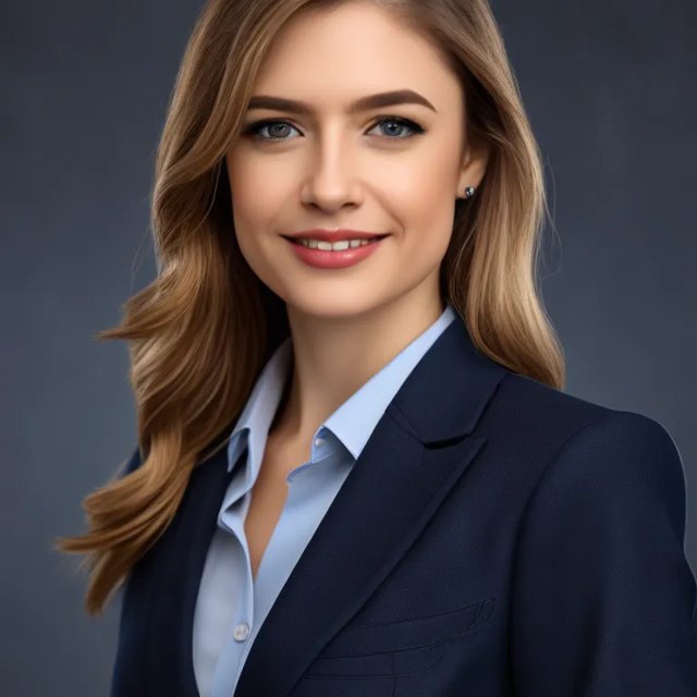 Corporate AI headshot example